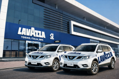 Custom-vehicle-branding-and-car-wrap-design-for-Lavazza-fleet-vehicles-used-for-mobile-advertising