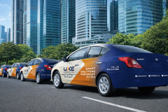 Custom-vehicle-branding-and-car-wrap-design-for-UXE-fleet-vehicles-used-for-mobile-advertising