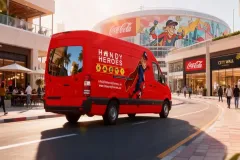 Vehicle-branding-company-in-Dubai-wrapping-a-commercial-van-with-full-vinyl-wrap-Handy-Heroes