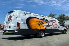 Vehicle-branding-company-in-Dubai-wrapping-a-commercial-van-with-full-vinyl-wrap-Sadekmusicshop