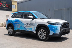 vehicle branding by Printzone Advertising LLC Dubai