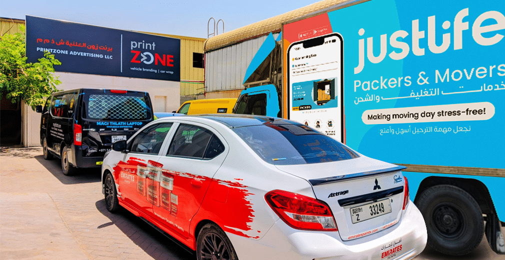 Fleet Branding in Dubai - Vehicle Branding Services in Dubai