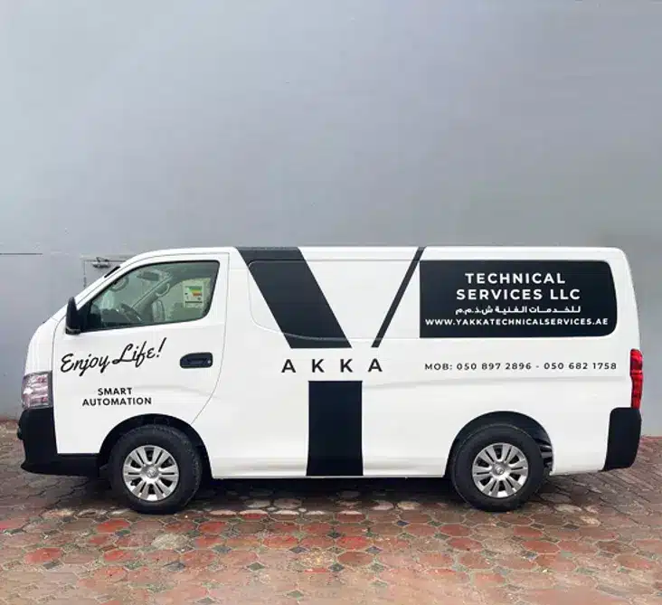 partial van branding dubai