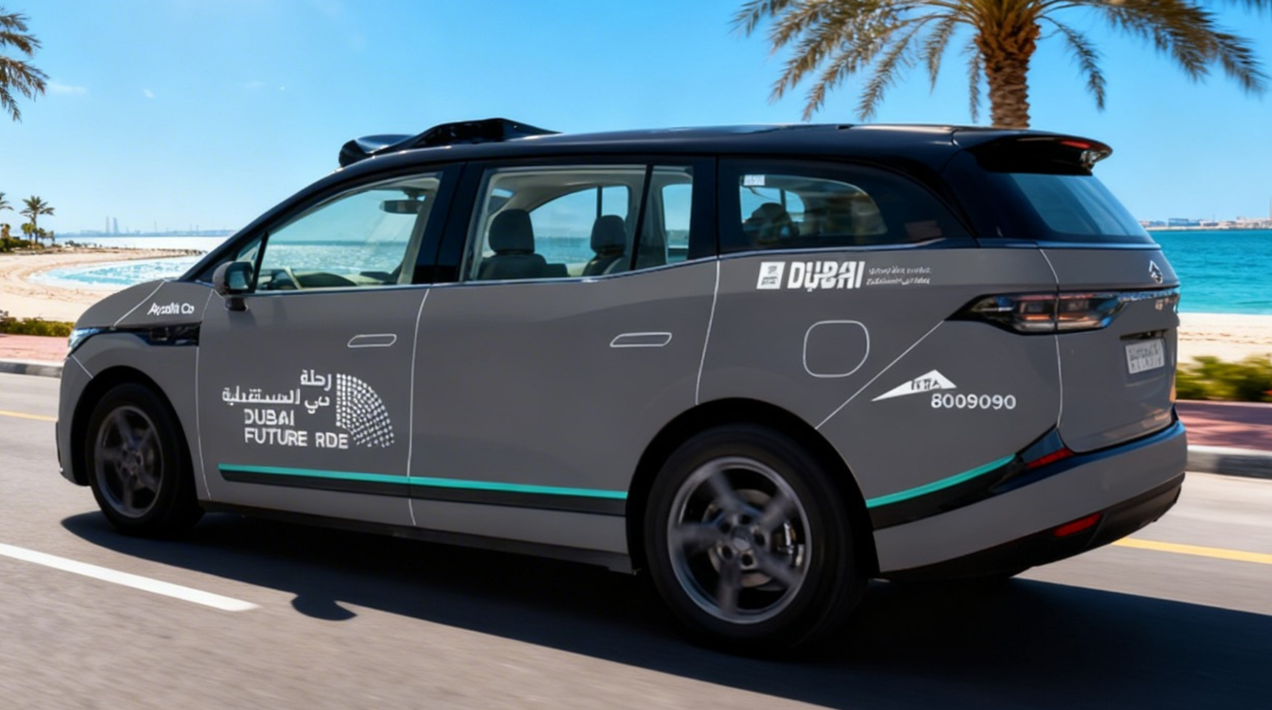 How Printzone Dubai Branded the Future: Inside the Baidu Autonomous Taxi Project