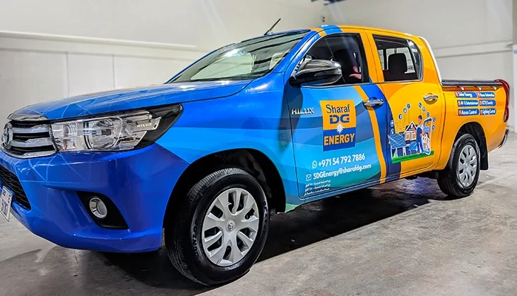 Printzone Advertising LLC - Vehicle branding company in Dubai wrapping a commercial Bus car van with full vinyl wrap - 6