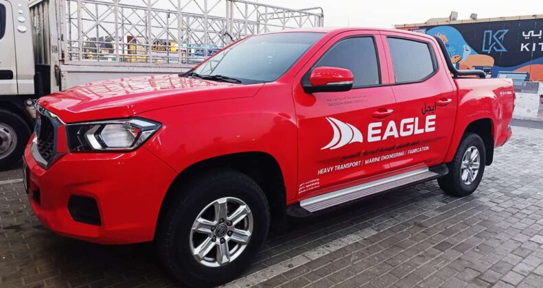 Vehicle branding company in Dubai wrapping a commercial Truck and vehicle with full vinyl wrap - 53