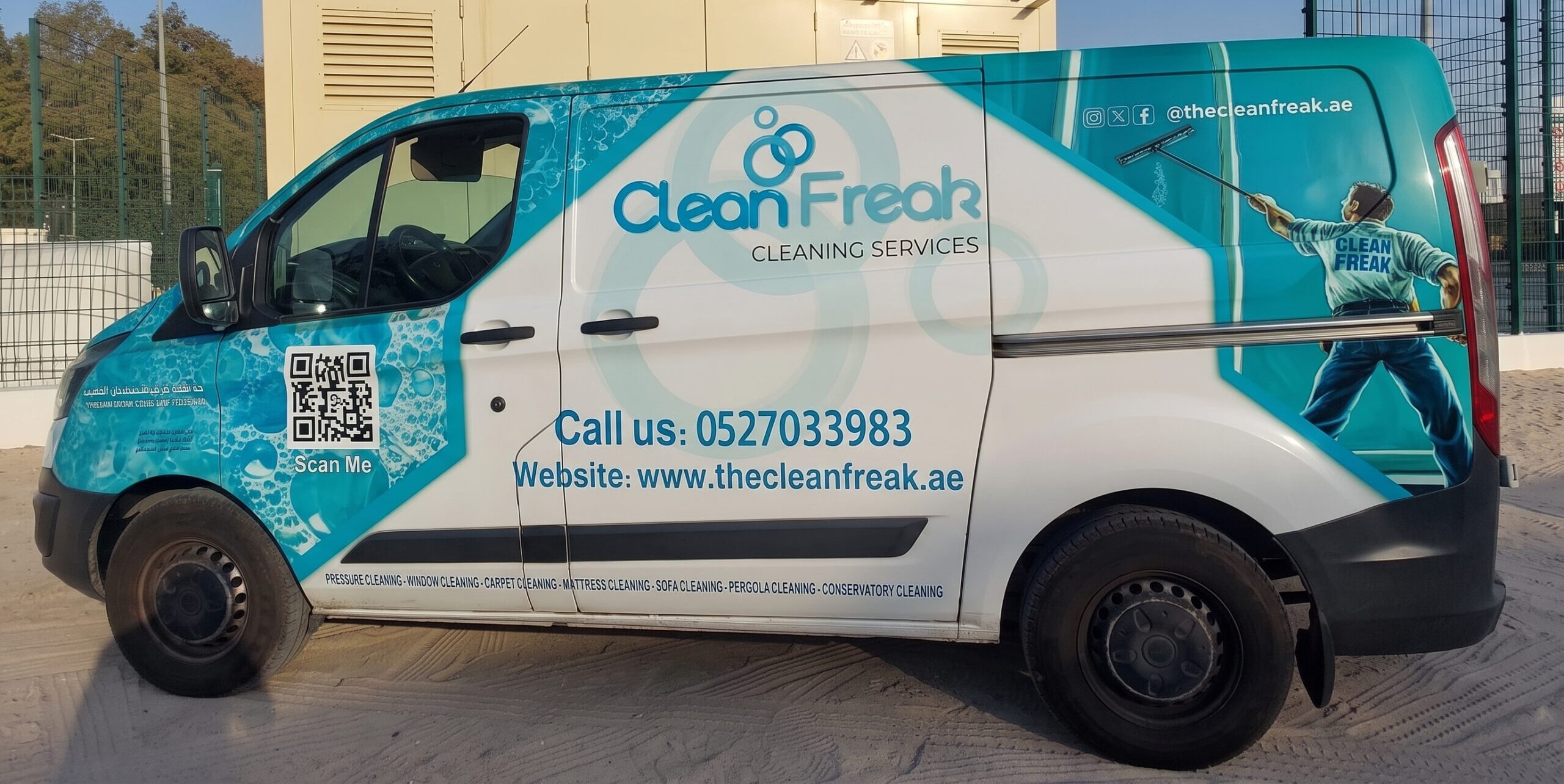 Commercial-van-with-full-vinyl-branding-by-Printzone-Advertising-LLC-Dubai-clean-freak--02