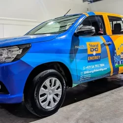 Printzone Advertising LLC - Vehicle branding company in Dubai wrapping a commercial Bus car van with full vinyl wrap - 6